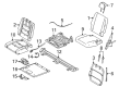 2008 Ford Taurus X Seat Cushion Diagram - 5F9Z-7463840-DA