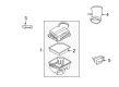 2007 Ford Mustang Air Intake Coupling Diagram - 7R3Z-9B659-AA