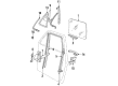 1985 Ford E-350 Econoline Door Handle Diagram - E8UZ1522405A