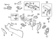 2019 Lincoln MKC Ashtray Diagram - FJ7Z-7804810-AB