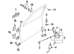 1996 Mercury Tracer Door Lock Cylinder Diagram - F4CZ-7422050-B