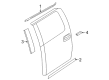 2012 Ford F-150 Door Moldings Diagram - 6L3Z-16255A34-AA