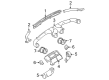 2007 Ford Mustang Blend Door Actuator Diagram - 6R3Z-19E616-B