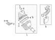 2005 Ford Five Hundred Air Intake Coupling Diagram - 5F9Z-9B659-AA