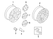 2008 Ford F-150 Wheel Cover Diagram - 6L3Z-1130-BA