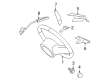 Ford Mustang Steering Wheel Diagram - 6R3Z-3600-CAA