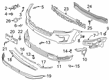 Ford Explorer Bumper Diagram - JB5Z-17D957-BA