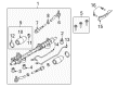 Ford Fusion Rack & Pinion Bushing Diagram - 6E5Z-3C716-B