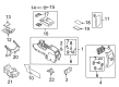 Lincoln MKX Glove Box Diagram - 8A1Z-7806024-AA