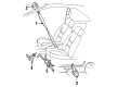 1992 Ford Thunderbird Seat Belt Diagram - E9SZ6360232C