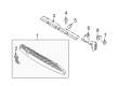 2012 Ford Mustang Grille Diagram - AR3Z-8200-AB