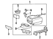 2001 Lincoln Continental Center Console Base Diagram - F8OZ5404567AAA