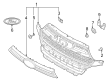 Ford Explorer Grille Diagram - MB5Z-8200-KAPTM