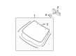 Mercury Windshield Diagram - 9E5Z-5403100-A