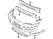 1999 Ford Windstar Bumper Diagram - 1F2Z-17D957-KAA