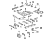 2003 Ford Windstar Sway Bar Bracket Diagram - XF2Z-5C499-AA