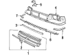 1994 Ford Tempo Emblem Diagram - E43Z5442528D