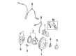 Mercury Brake Backing Plate Diagram - F5AZ-2K005-A