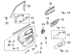 2022 Ford Bronco Sport Weather Strip Diagram - M1PZ-7825860-B