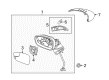 2014 Ford Fiesta Side Marker Light Diagram - AE8Z-13B374-A