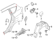 2014 Ford C-Max Fuel Filler Housing Diagram - DM5Z-5827936-A