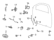2002 Mercury Sable Door Lock Actuator Motor Diagram - 5F1Z-14A626-AA