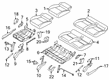 2019 Ford Transit Connect Seat Cushion Diagram - KT1Z-1763841-E