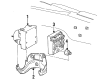 Ford Taurus ABS Control Module Diagram - F6DZ2C219DA