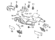 Ford E-350 Club Wagon Steering Column Cover Diagram - 7C2Z-1504459-AB