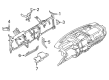 2017 Ford F-350 Super Duty Steering Column Cover Diagram - HC3Z-25017A26-A