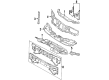 1999 Mercury Mystique Air Deflector Diagram - F8RZ-8310-GA