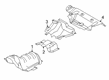 2020 Ford Escape Exhaust Heat Shield Diagram - LX6Z-78114B06-C