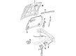 1999 Mercury Mountaineer Hood Diagram - F87Z-16612-BA