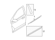 Ford Edge Door Moldings Diagram - 9T4Z-7820879-APTM