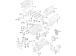 2009 Lincoln MKZ Cylinder Head Gasket Diagram - AT4Z-6051-F