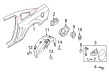 Ford Mustang Fuel Door Diagram - AR3Z-63405A26-A