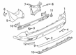 Ford Transit Connect Bumper Diagram - KT1Z-17906-SK