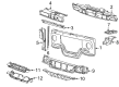 1999 Ford E-350 Econoline Club Wagon Battery Cable Diagram - F7UZ14301BE