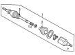 2007 Mercury Mariner Axle Shaft Diagram - YL8Z-3B413-BA