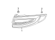 2013 Ford Fusion Back Up Light Diagram - DS7Z-13404-H