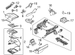 Lincoln Aviator Seat Cushion Diagram - LC5Z-78632A23-R