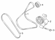 2019 Ford Transit Connect V-Belt Diagram - JX6Z-8620-E