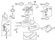 Lincoln MKS Fuel Level Sensor Diagram - 8A5Z-9A299-A