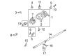 2007 Mercury Montego Drive Shaft Diagram - 7F9Z-4R602-A