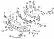 2019 Ford SSV Plug-In Hybrid Grille Diagram - KS7Z-17B814-CD