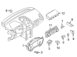 Ford EcoSport Ignition Lock Cylinder Diagram - GN1Z-11582-D