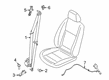 2023 Ford Transit Connect Seat Belt Diagram - KT1Z-17611B09-AB