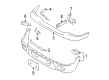 Ford Ranger Bumper Diagram - 1L5Z-17757-BA