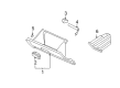 Mercury Glove Box Diagram - 6E5Z-54060T10-AA