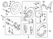 2010 Mercury Grand Marquis Parking Brake Cable Diagram - 3W1Z-2853-AA